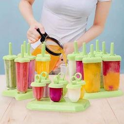 用网红模具做雪糕视频,视频教程教你轻松制作美味冰品